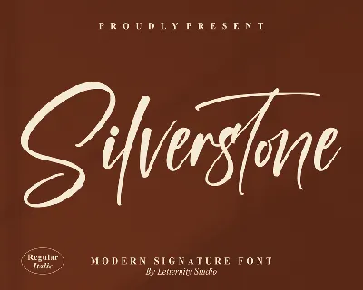 Silverstone font