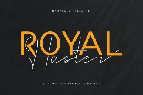 Royal Haster Duo font