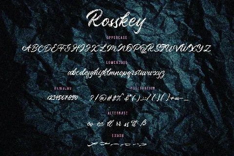 Rosskey font