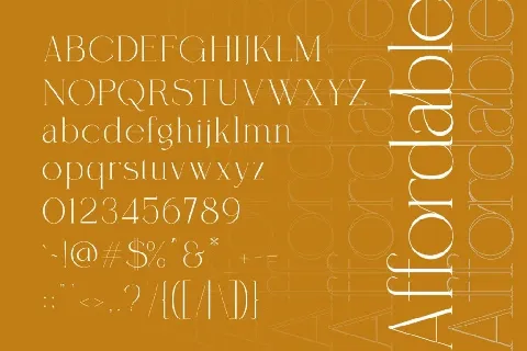 Coefficient DEMO font