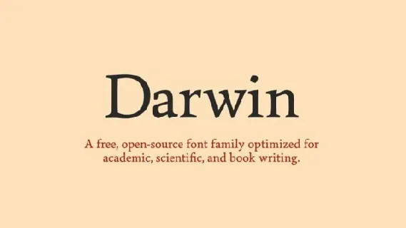 Darwin font