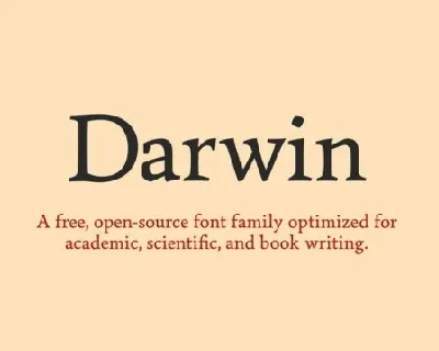 Darwin font