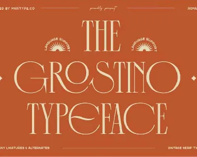 The Grostino font