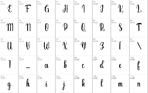 Shopia font