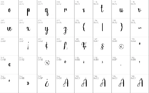 Shopia font