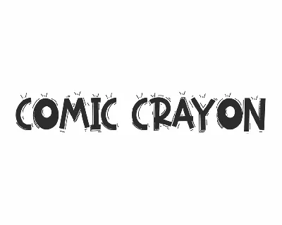 Comic Crayon Demo font