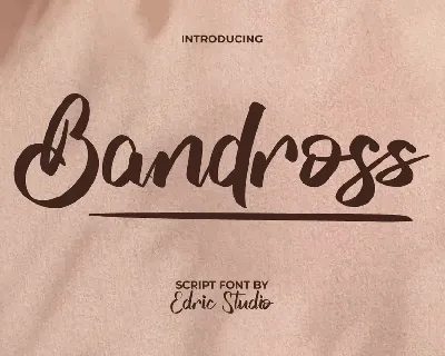 Bandross Demo font