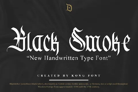 Black Smoke font