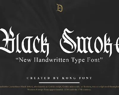 Black Smoke font