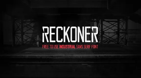 Reckoner font