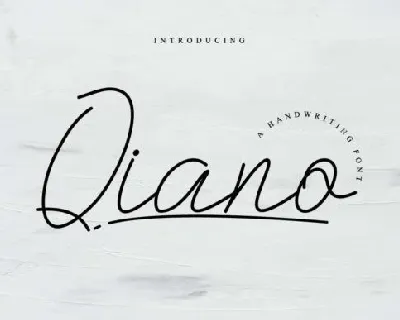 Qianno font