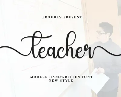 Teacher Script font