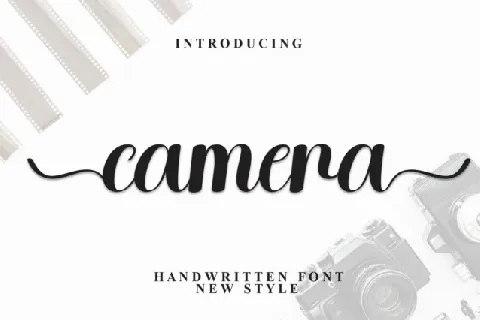 Camera Script font