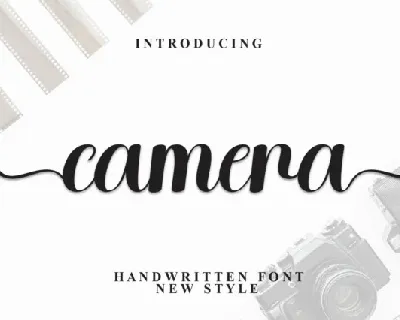 Camera Script font