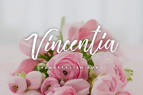 Vincentia Handstylish Free font