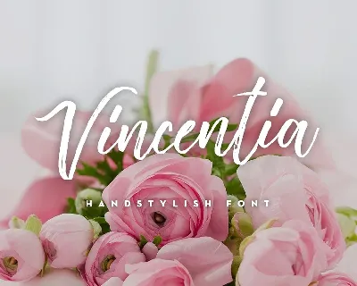 Vincentia Handstylish Free font