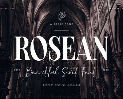 Rosean font