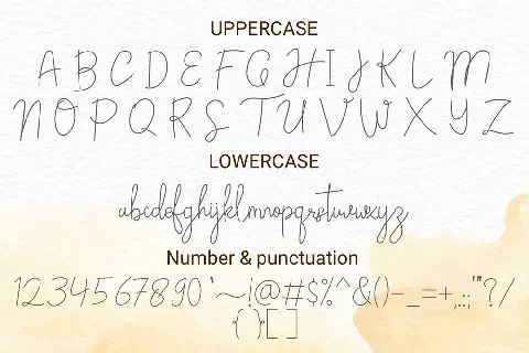 High Handmade font