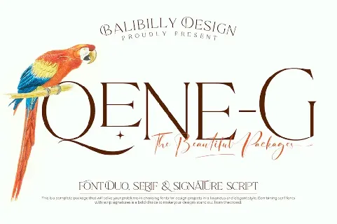 Qene-G font