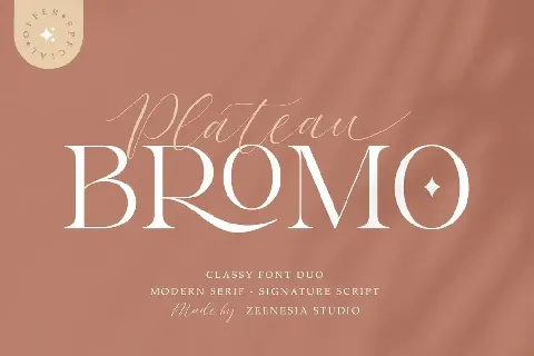 Bromo Plateau Duo font