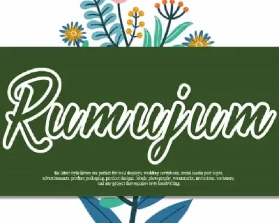 Rumujum Script font