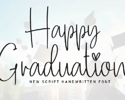 Happy Graduation font