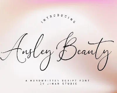 Ansley Beauty font