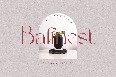 Balinest font