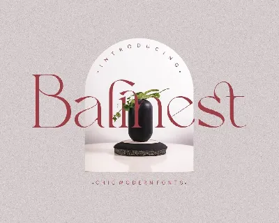 Balinest font