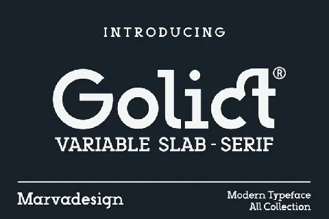 Golict font