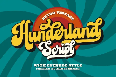 Hunderland font