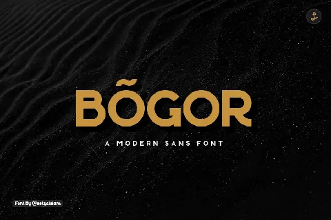 Bogor font