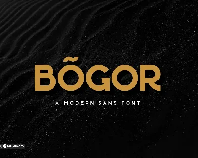 Bogor font