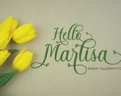 Hello Marlisa font