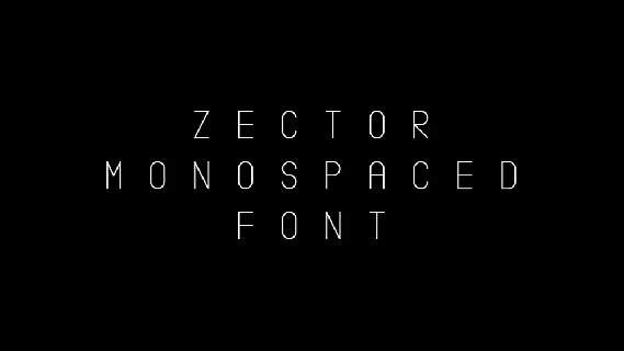 Zector font