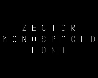Zector font