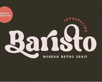 Baristo font