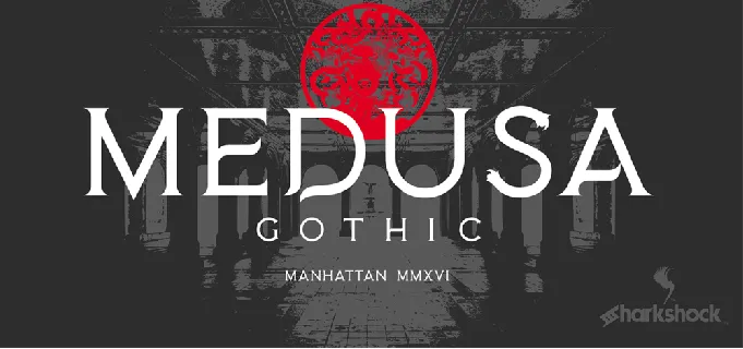 Medusa Gothic font