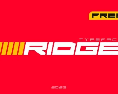 Ridge font