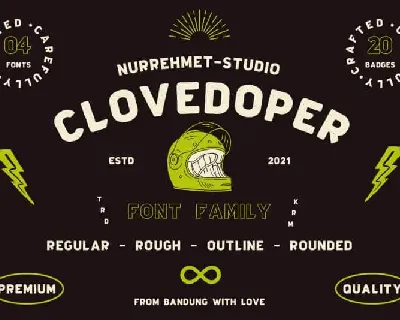 Clovedoper Display font