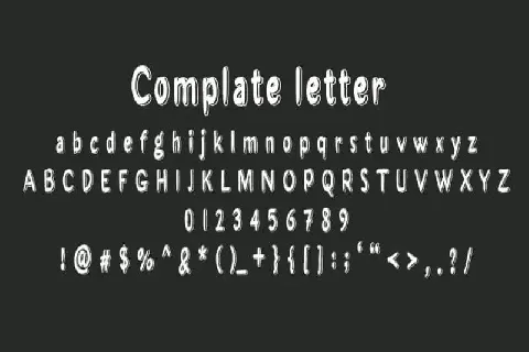 Roomble Display font