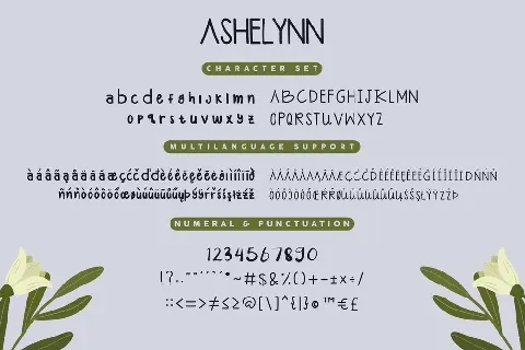 Ashelynn Sweet Duo font