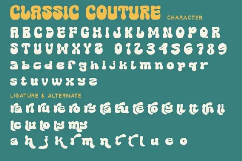 Classic Couture font