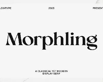 Morphling font
