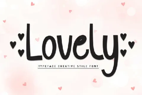 Lovely Display font