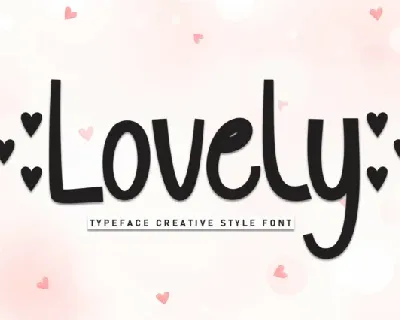 Lovely Display font