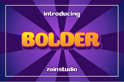 Bolder font