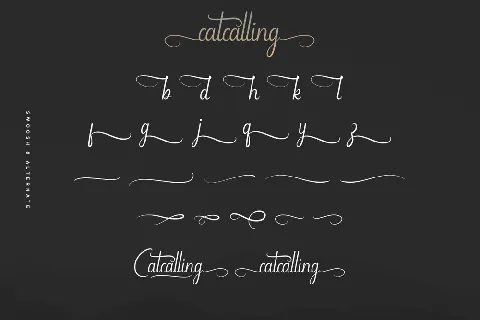 Catcalling Demo font