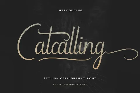 Catcalling Demo font