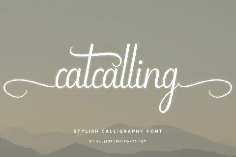 Catcalling Demo font